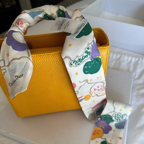 Christian Dior exotic lizard skin Lady Dior handbag. New color never used, boxed - Picture 16 of 16